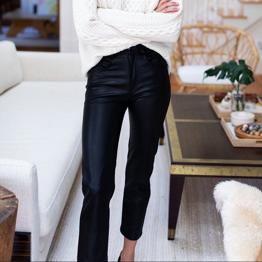 ✖️SOLD✖️ Emerson Fry Stella Vegan Leather Pant - Picture 1 of 6
